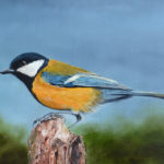 Great Tit in Oil